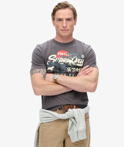Herren Tokyo T-shirt mit Grafik - Größe: L - Superdry - Modalova