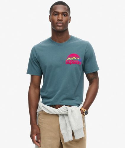 Herren Great Outdoor T-shirt mit Grafikprint auf der Brust - Größe: S - Superdry - Modalova