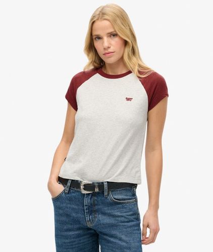 T-shirt en Coton bio à Manches Raglan et à Logo Essential Taille: 38 - Superdry - Modalova