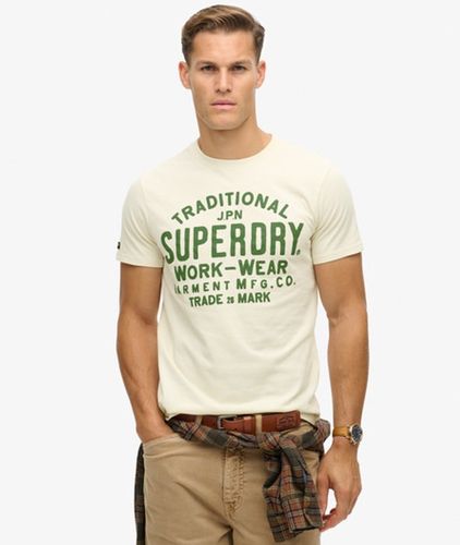 Herren Machined Goods Workwear T-shirt - Größe: Xxl - Superdry - Modalova