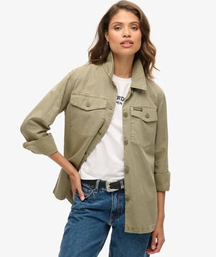 Damen Military Hemdjacke - Größe: 36 - Superdry - Modalova