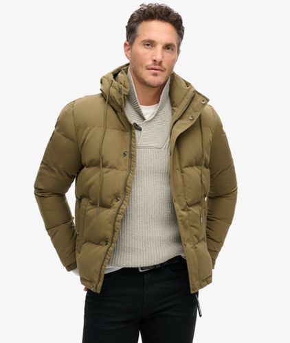 Herren Everest Kurze Pufferjacke mit Kapuze - Größe: Xxl - Superdry - Modalova