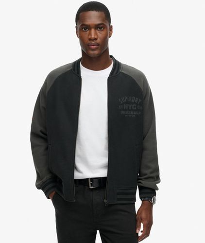 Bomber en Jersey à Motif College Taille: XL - Superdry - Modalova