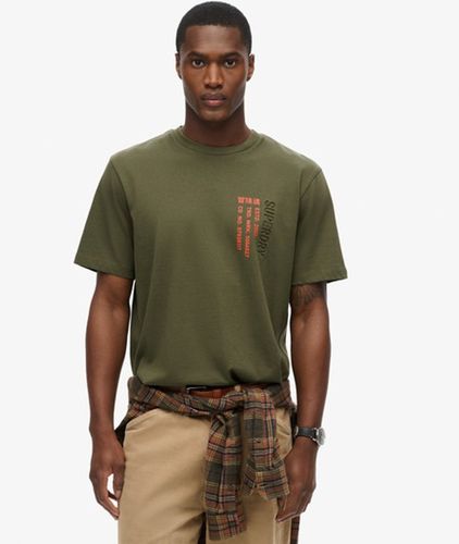 Herren Locker Geschnittenes Utility Sport T-shirt mit Logo - Größe: S - Superdry - Modalova