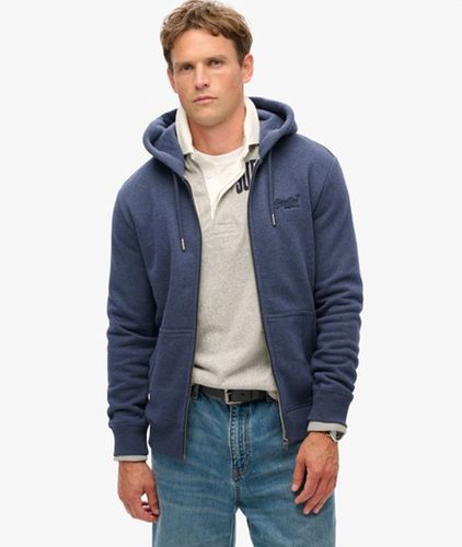 Sweat à Capuche Zippé à Logo Essential Taille: Xxl - Superdry - Modalova
