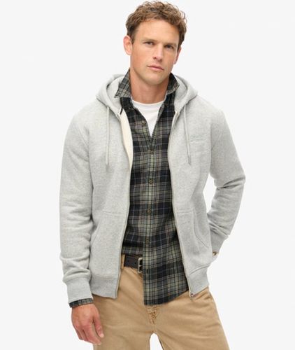 Sweat à Capuche Zippé à Logo Essential Taille: Xxl - Superdry - Modalova