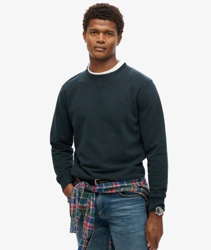 Herren Essential Logo Sweatshirt mit Rundhalsausschnitt - Größe: M - Superdry - Modalova