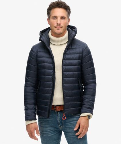 Herren Fuji Sport Steppjacke mit Kapuze, Größe: L - Größe: L - Superdry - Modalova