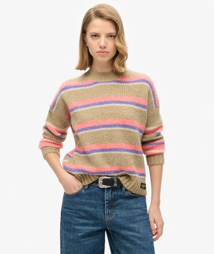 Pull Ras-du-cou à Rayures Multicolores Taille: 44 - Superdry - Modalova