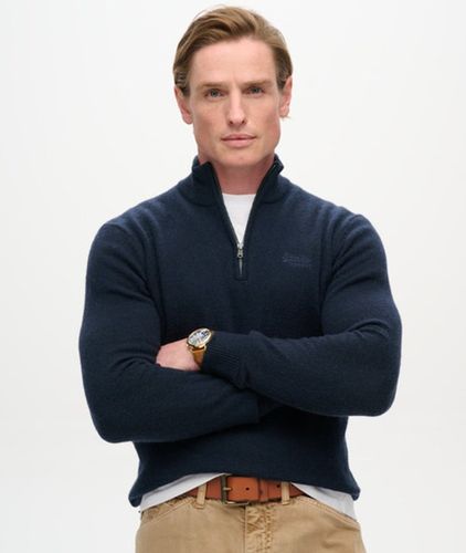 Pull en Maille Brodée à col Camionneur Essential Taille: S - Superdry - Modalova