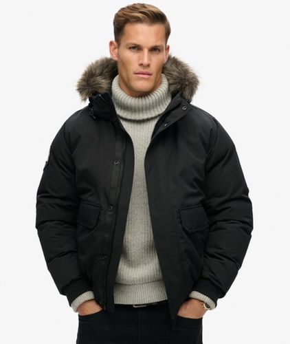 Herren Everest Kunstfell-bomberjacke - Größe: Xxl - Superdry - Modalova