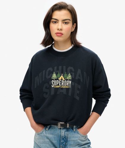 Damen Lässiges Travel Souvenir Sweatshirt mit Rundhalsausschnitt - Größe: 42 - Superdry - Modalova