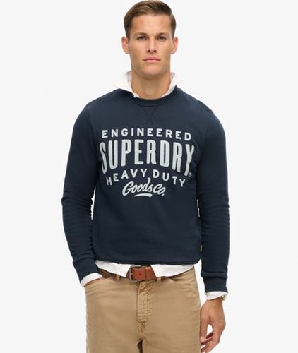 Sweat Ras Du Cou Machined Goods Workwear et Logo Imprimé, Taille: XL Taille: XL - Superdry - Modalova
