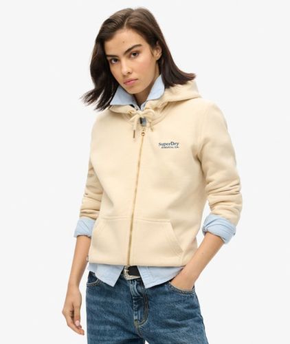 Damen Essential Kapuzenjacke mit Logo, Größe: 40 - Superdry - Modalova