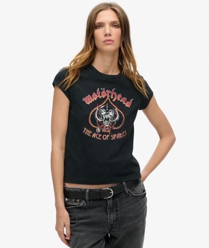 Damen Motörhead x Band-t-shirt mit Flügelärmeln - Größe: 42 - Superdry - Modalova