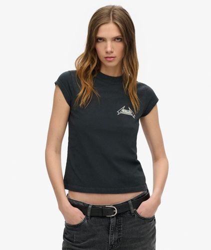 Damen Metallica x Band-t-shirt mit Flügelärmeln - Größe: 36 - Superdry - Modalova