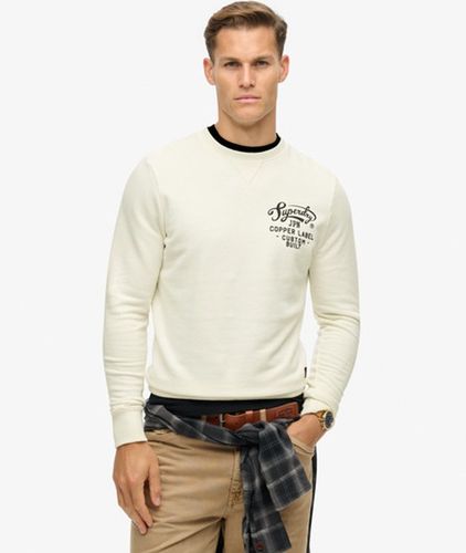 Herren Copper Label Grafik-sweatshirt mit Rundhalsausschnitt - Größe: Xxl - Superdry - Modalova