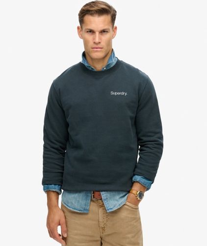 Herren Core Logo City Sweatshirt mit Rundhalsausschnitt - Größe: L - Superdry - Modalova
