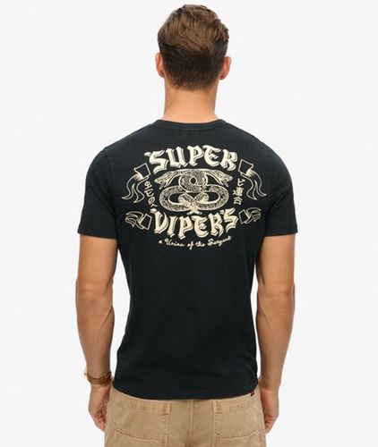 Imprimé T-Shirt Graphique Retro Rocker, , Taille: S - Superdry - Modalova