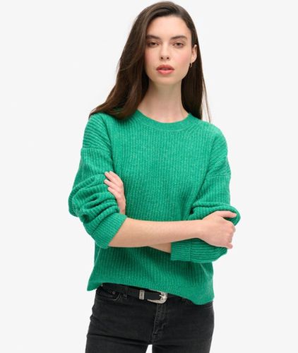 Damen Angerauter Pullover mit Rundhalsausschnitt - Größe: 40 - Superdry - Modalova