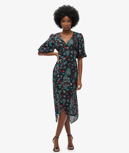 Damen Kurzärmeliges, Transparentes Midikleid - Größe: 38 - Superdry - Modalova