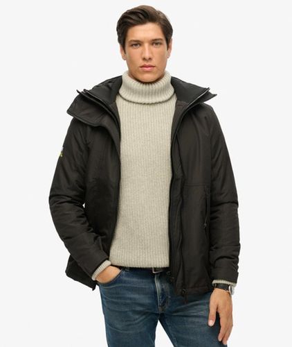 Herren Yachter Windbreaker-jacke mit Kapuze Logo Druck, Größe: M - Größe: M - Superdry - Modalova