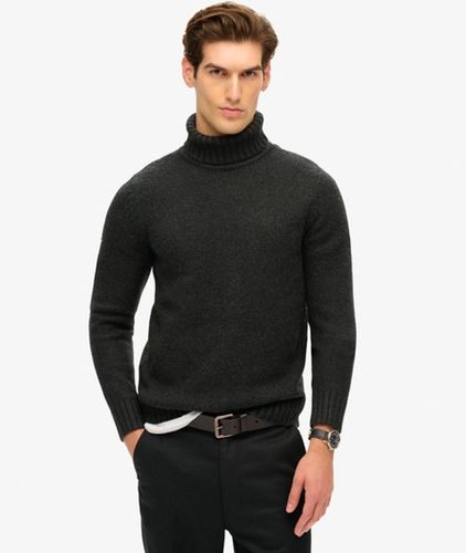 Herren Angerauter Rollkragenpullover - Größe: XL - Superdry - Modalova