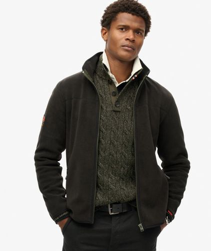 Herren Active Fleecejacke mit Durchgehendem Reißverschluss - Größe: S - Superdry - Modalova