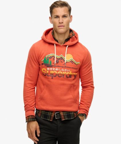 Herren Great Outdoors Hoodie mit Grafik, Größe: M - Superdry - Modalova