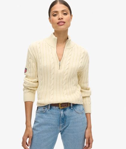 Pull de Rugby en Maille à col Camionneur Taille: 36 - Superdry - Modalova