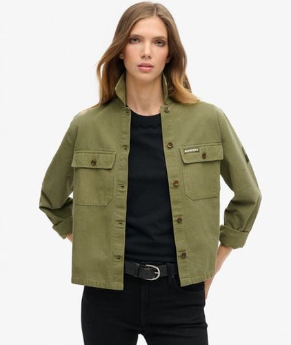 Damen St Tropez Military-Hemdjacke, Größe: 42 - Superdry - Modalova