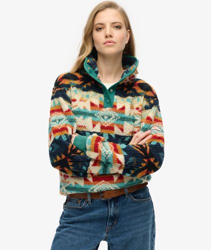 Damen Superweicher Henley-pullover mit Print // - Größe: 42 - Superdry - Modalova