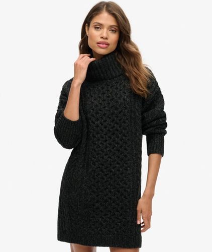 Robe-pull Torsadée à col Roulé Taille: 44 - Superdry - Modalova