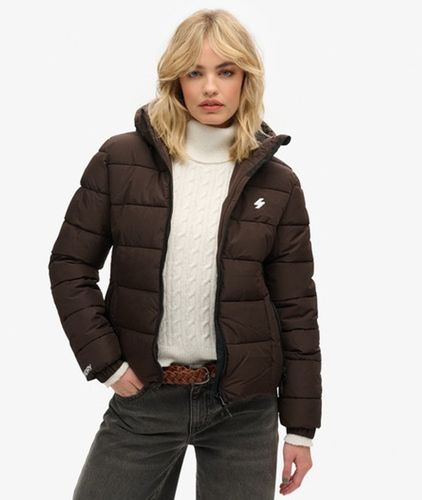 Damen Spirit Sports Steppjacke mit Kapuze - Größe: 36 - Superdry - Modalova
