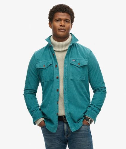 Herren Vintage Cord Hemdjacke - Größe: M - Superdry - Modalova