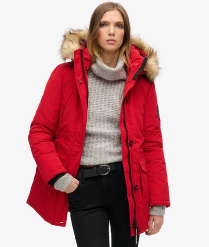 Dames Parka À Capuche Avec Fourrure Synthétique Everest, , Taille: 44 - Superdry - Modalova