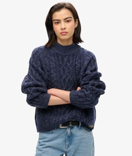 Pull Torsadé à col Cheminée Taille: 44 - Superdry - Modalova