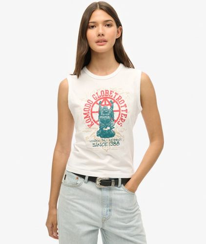 Damen X Komodo Globe Trotter Tanktop, , Größe: 36 - Superdry - Modalova