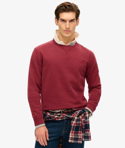 Herren Essential Logo Sweatshirt mit Rundhalsausschnitt - Größe: M - Superdry - Modalova