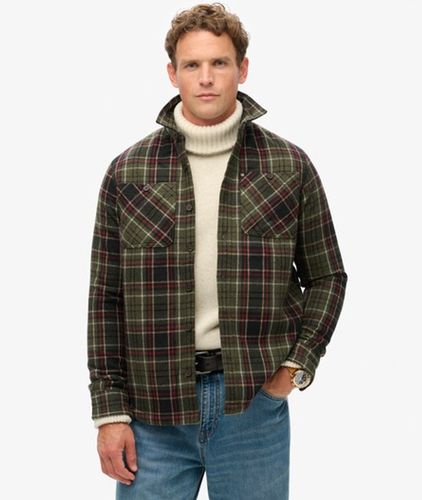 Herren The Merchant Store - Gesteppte Hemdjacke - Größe: M - Superdry - Modalova