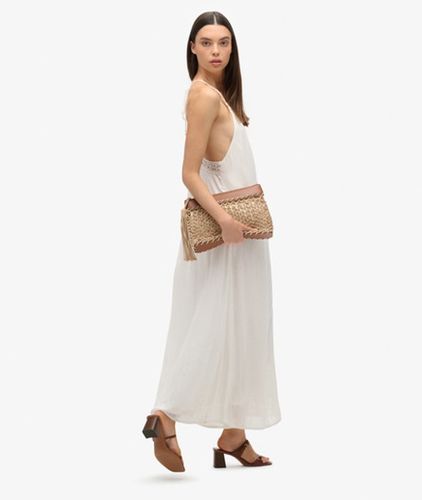 Damen Ibiza Maxi-Trägerkleid Spitzenbesatz, Größe: 36 - Superdry - Modalova