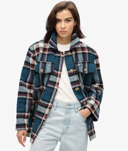 Damen Schwere, Ungefütterte Hemdjacke - Größe: 38 - Superdry - Modalova