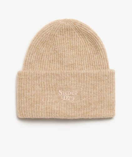 Damen Weiche Rippstrickmütze - Größe: 1Größe - Superdry - Modalova