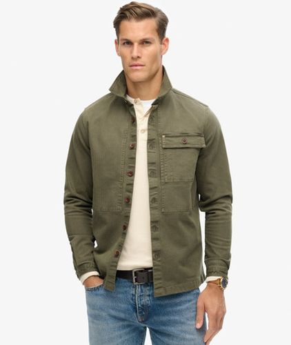Herren The Merchant Store - Utility-hemdjacke - Größe: L - Superdry - Modalova