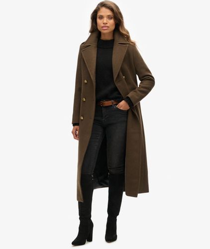 Damen Zweireihiger Mantel, Größe: 36 - Größe: 36 - Superdry - Modalova