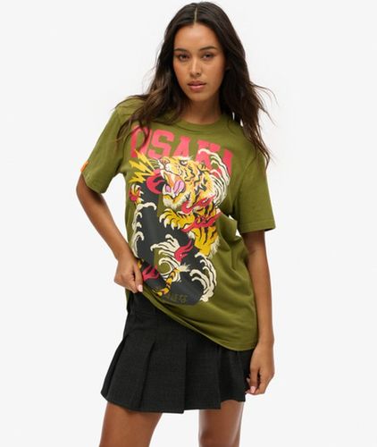 Damen Osaka 6 Narrative T-shirt - Größe: Xxl - Superdry - Modalova