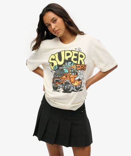 Damen OverGröße Dragnut Odd Rods T-shirt - Größe: XL - Superdry - Modalova