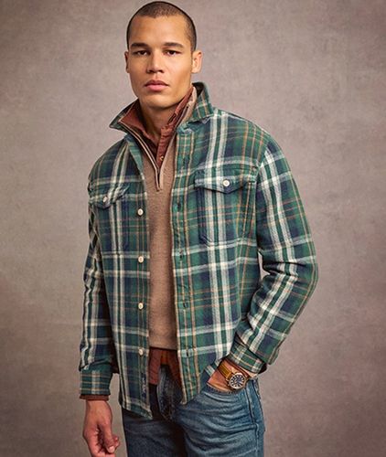 Herren The Merchant Store - Hemd mit Karomuster - Größe: M - Superdry - Modalova