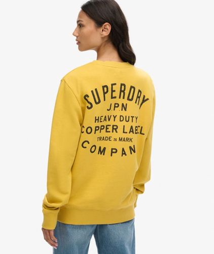 Sweat OverTaille ras du cou à Motif Copper Label Taille: XL - Superdry - Modalova