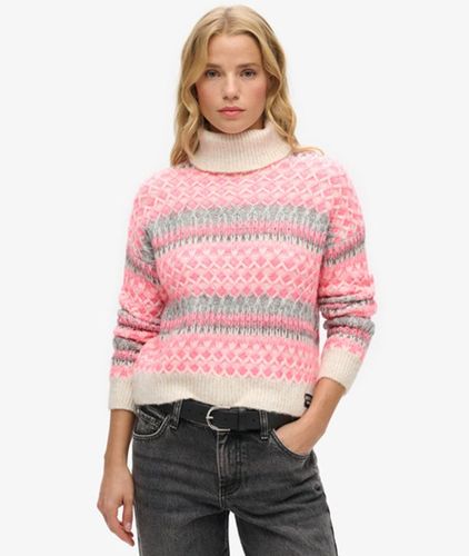 Pull Court en Maille à col Roulé Taille: 36 - Superdry - Modalova